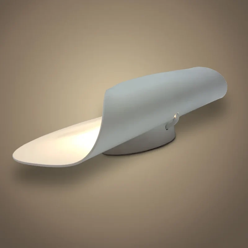 Moderne Wandleuchte aus Aluminium für Schlafzimmer – Armoniely