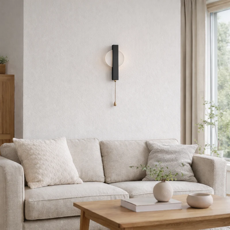 Moderne Wandleuchte aus Metall für Schlafzimmer und Wohnzimmer – Miraluxi