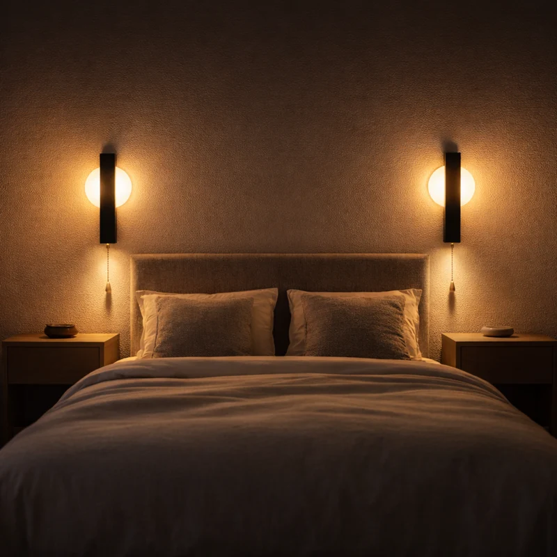 Moderne Wandleuchte aus Metall für Schlafzimmer und Wohnzimmer – Miraluxi