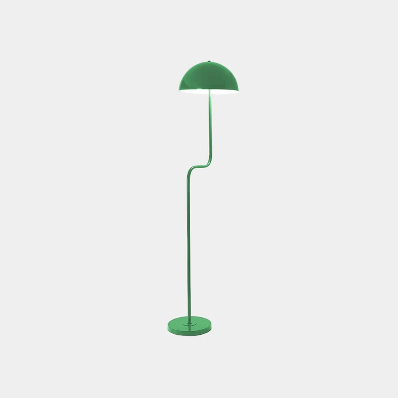 Floor Lamp Unique Bright Iron Dome Mushroom, Green