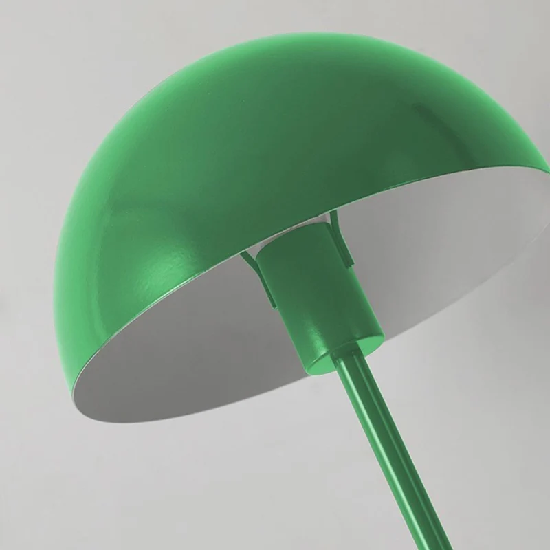 Floor Lamp Unique Bright Iron Dome Mushroom, Green