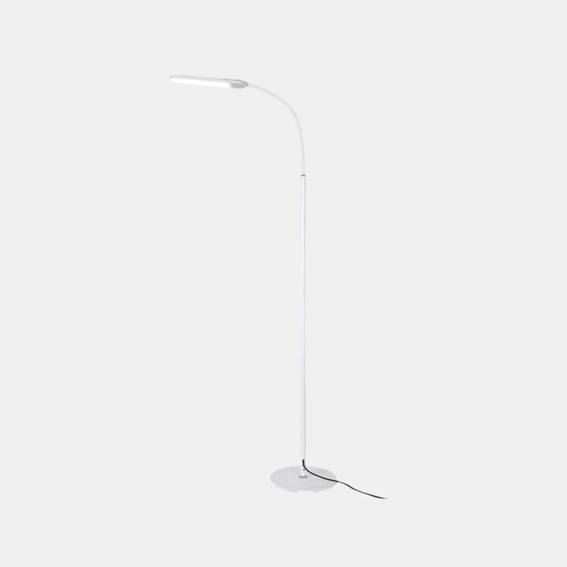 Floor Lamp Modern Arc Dimmable LED, Black / White