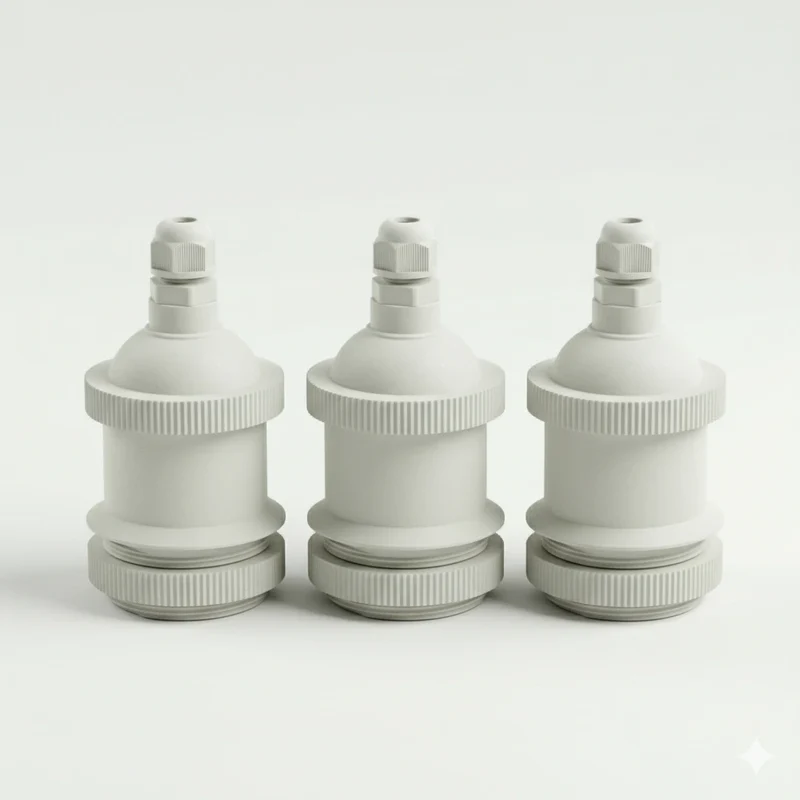 Wasserdicht IP44 douille, Geschützte Außen Lampenfassung E27 Spritzwassergeschützt ~3682