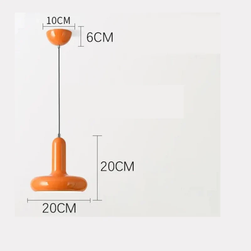 Pendelleuchte Kuppel aus lackiertem Aluminium – Zénorial