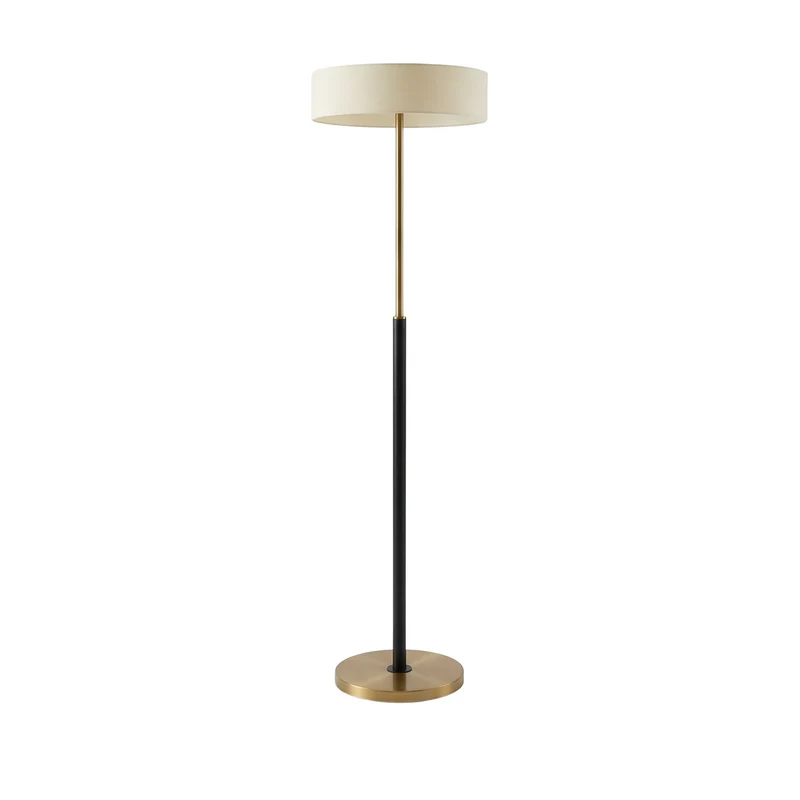 Stehlampe aus Glas und Holz für Wohnzimmer – Armonilleu
