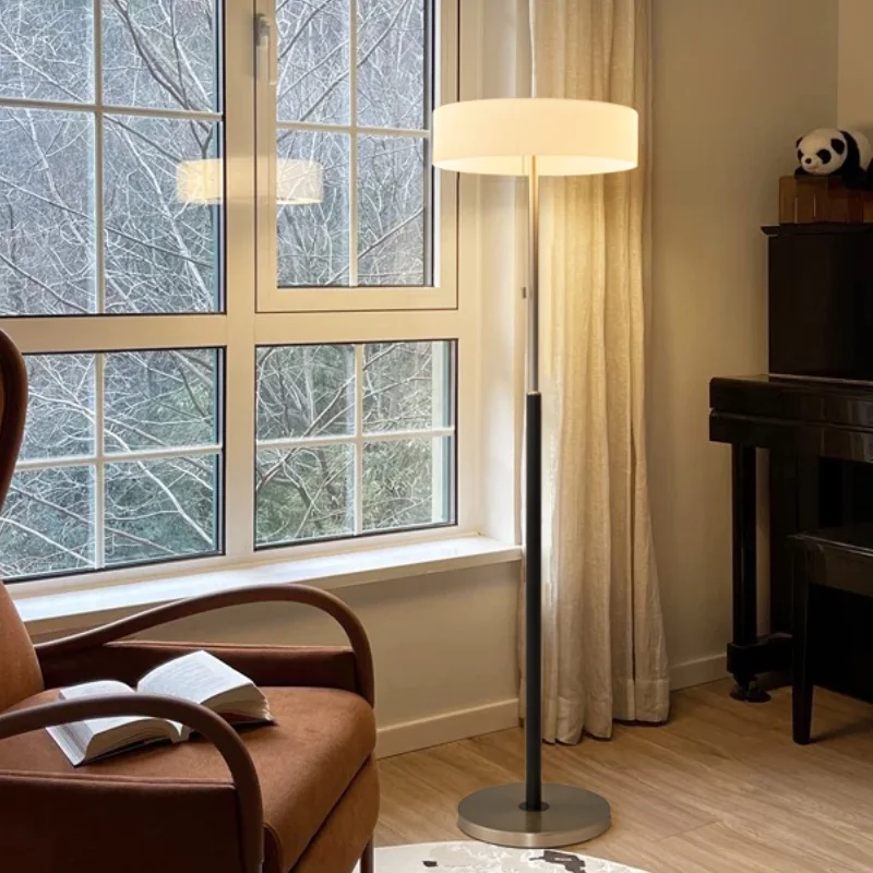 Stehlampe aus Glas und Holz für Wohnzimmer – Armonilleu