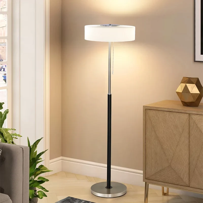 Stehlampe aus Glas und Holz für Wohnzimmer – Armonilleu