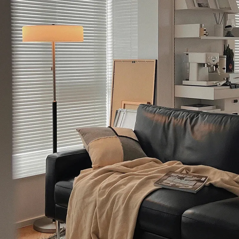 Stehlampe aus Glas und Holz für Wohnzimmer – Armonilleu