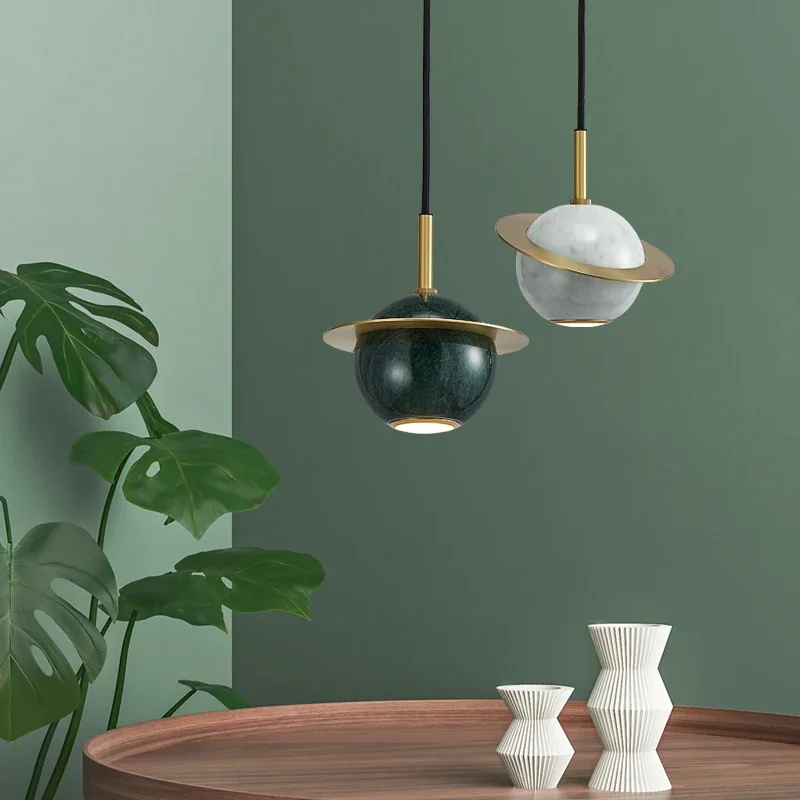 Minimalistische Kupfer-Hängeleuchte für Schlafzimmer – Arionelle