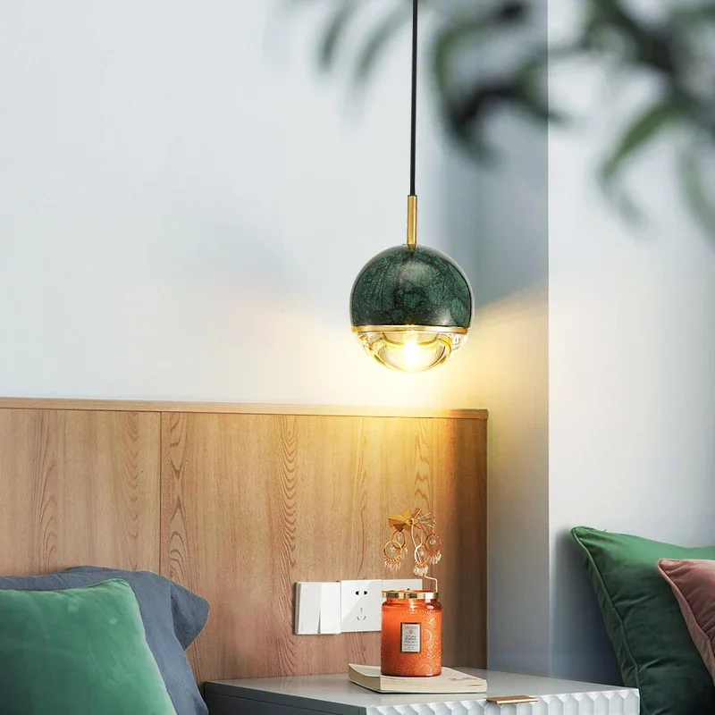 Minimalistische Kupfer-Hängeleuchte für Schlafzimmer – Arionelle