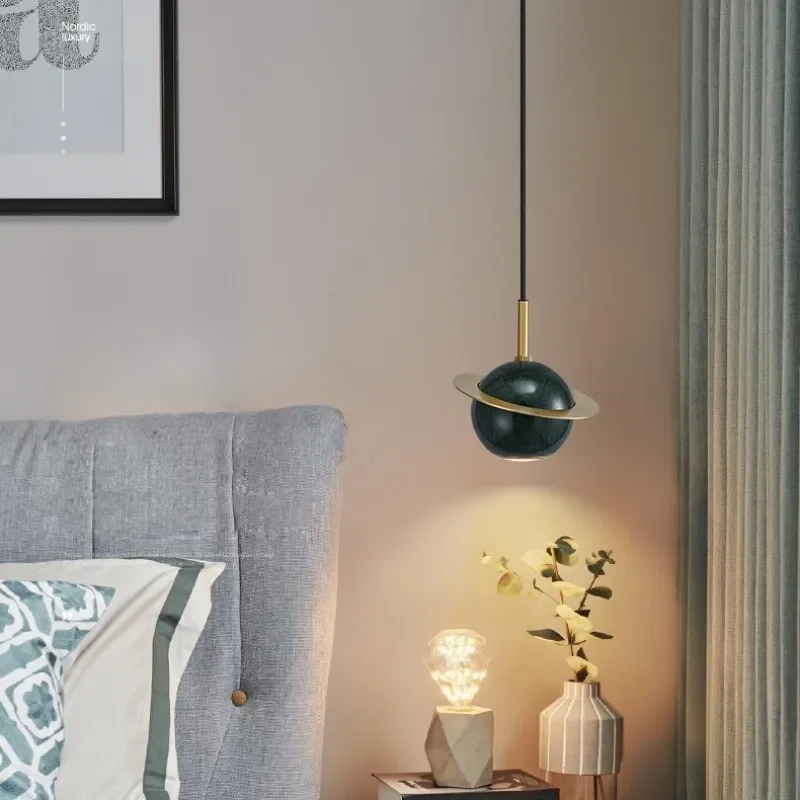 Minimalistische Kupfer-Hängeleuchte für Schlafzimmer – Arionelle