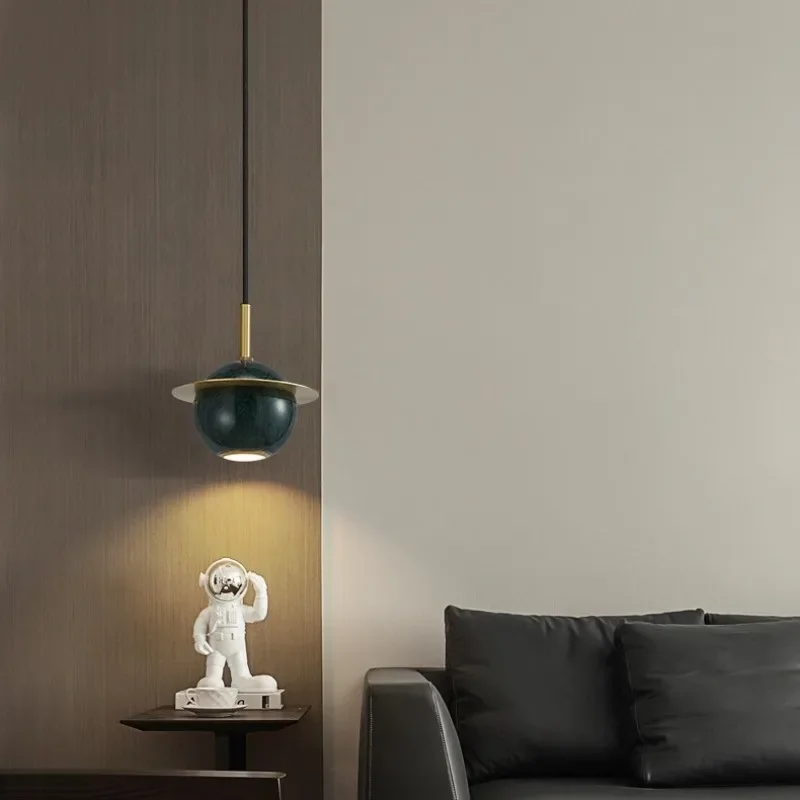 Minimalistische Kupfer-Hängeleuchte für Schlafzimmer – Arionelle