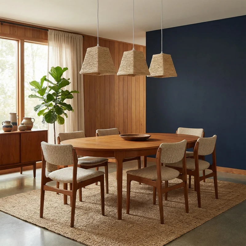 Nordische Rattan-Hängelampe für Kinderzimmer – Serenova