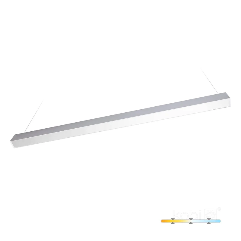 LED Linear Pendelleuchte | Bürolampe | Weiß | 120cm | 40W | Einstellbare CCT Lichtfarbe | KOLINE