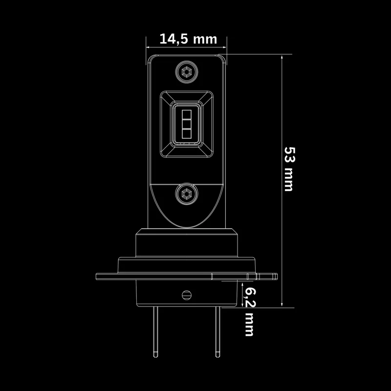 Strands Big Energy Lüfterlose LED-Lampen / H7