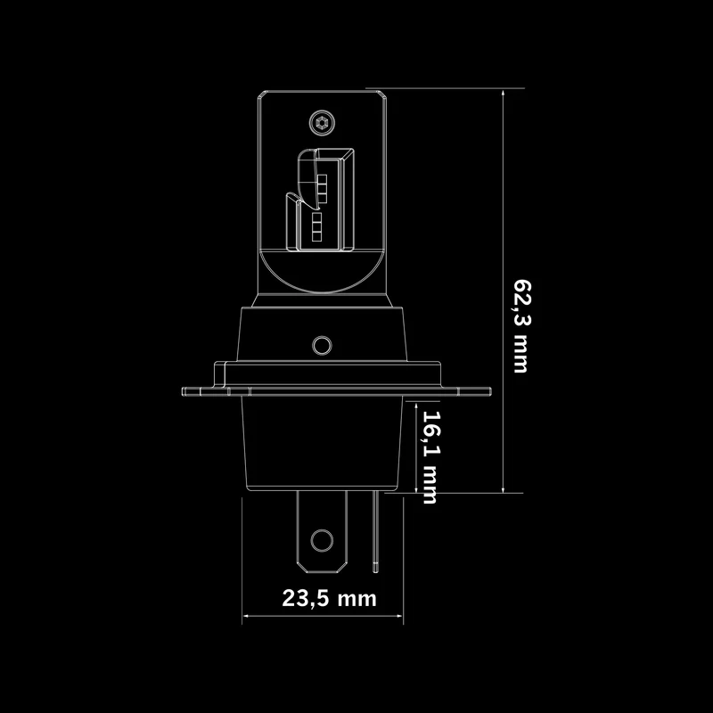 Strands Big Energy Lüfterlose LED-Lampen / H4