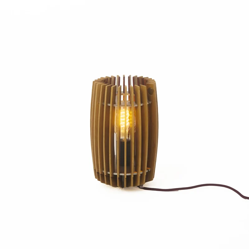 Wood Table Lamp BOSA by Massimo Martino, Francesco De Luca, Andrea Riva for Winetage