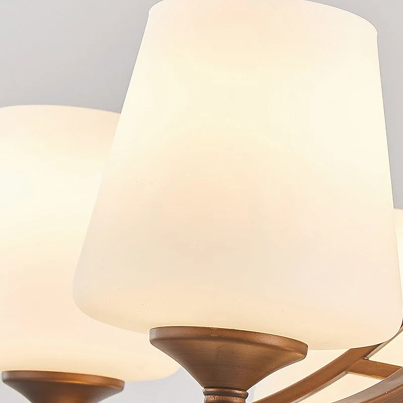Chandelier Grand Long Tiered Glass Cup for High Ceiling