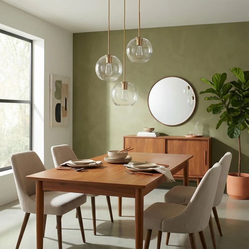 Rauchglas-Pendelleuchte für Esszimmer – Ombrelia