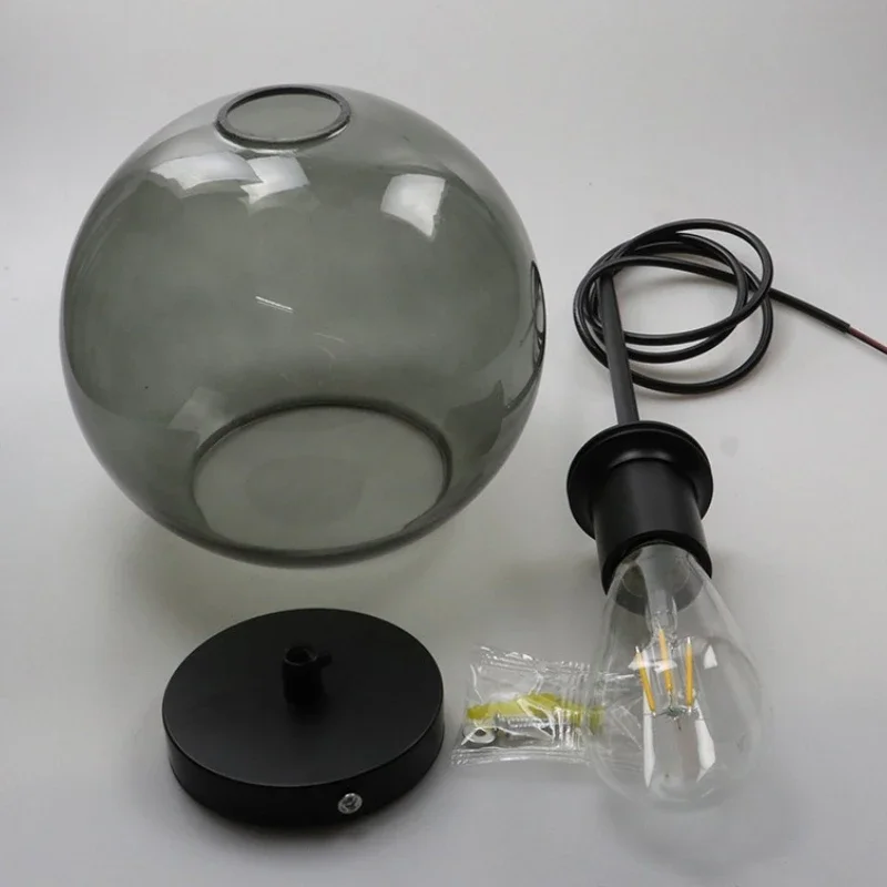 Rauchglas-Pendelleuchte für Esszimmer – Ombrelia