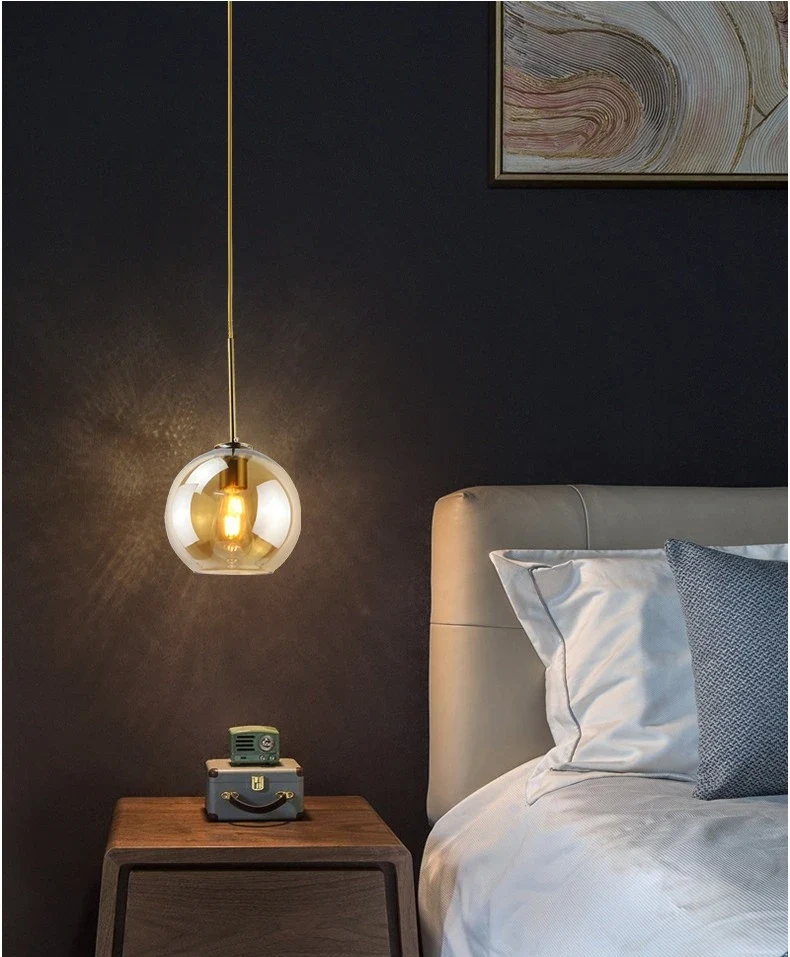 Rauchglas-Pendelleuchte für Esszimmer – Ombrelia