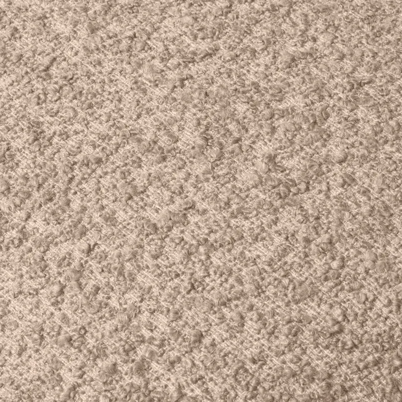 Sessel Orbo Loungechair - Raw Bouclé - Natural - Ferm Living
