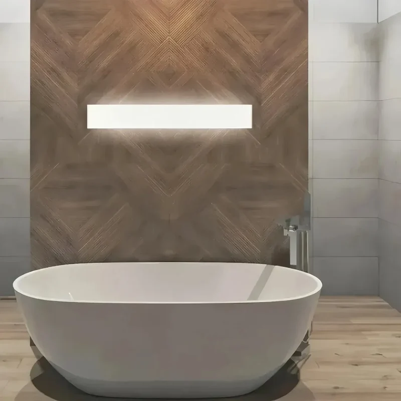 Moderne flache LED-Wandleuchte für das Wohnzimmer