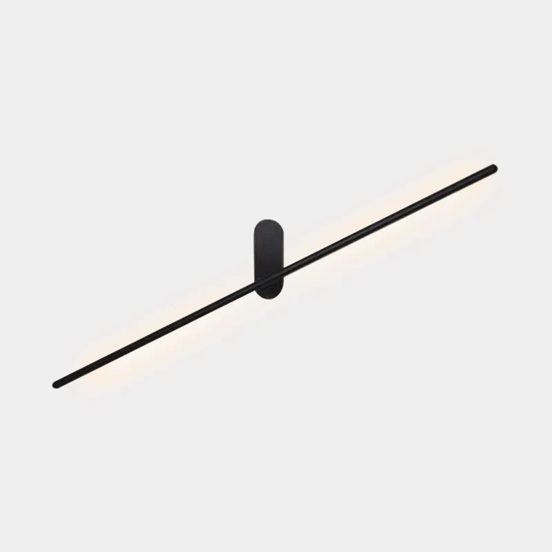 Wall Light Minimalist Linear LED for Picture/Painting, Black