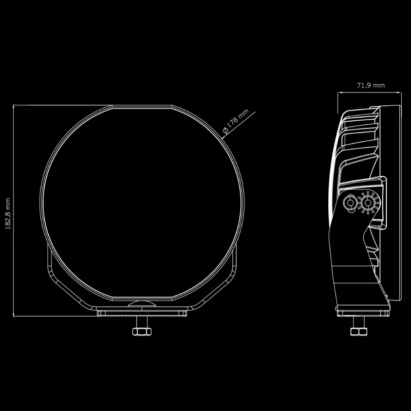 Strands Skylord LED-Fahrlicht / 7"