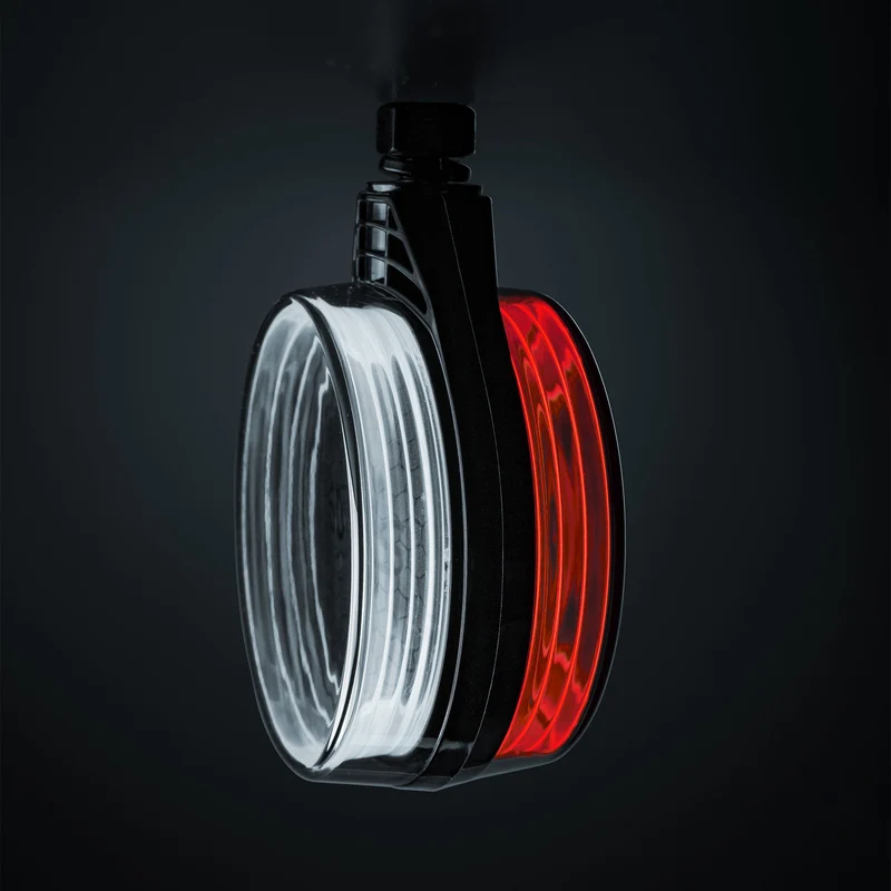 Strands FOR9T Spanische Lutscher-Lichterkette / Bernstein-, weiße und rote LEDs