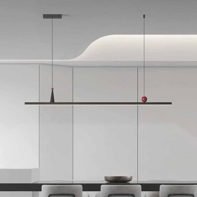 Pendant Light Geometric Horizontal Linear LED