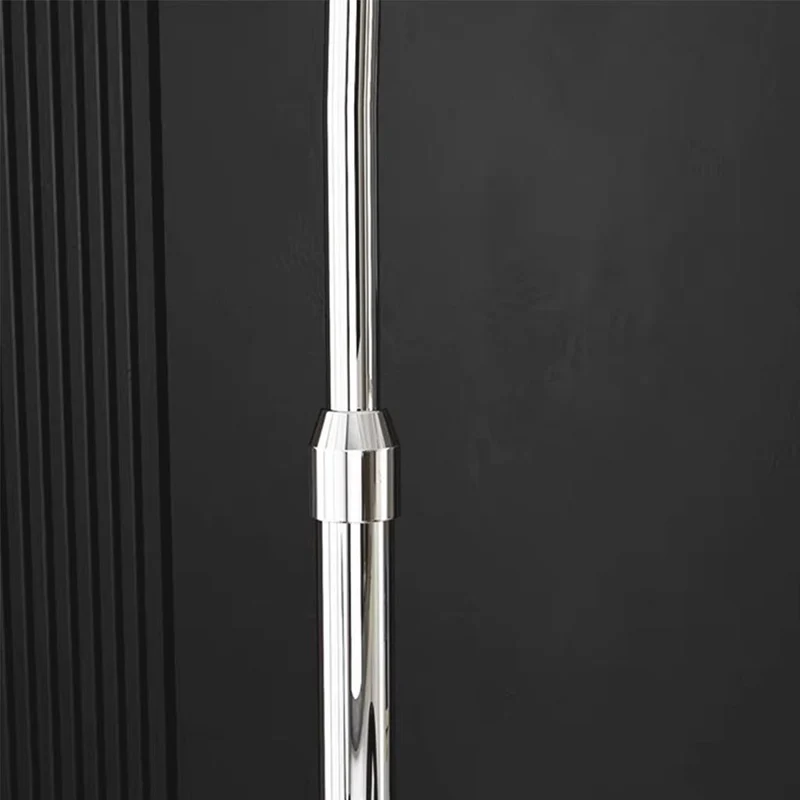 Floor Lamp Fishing Pole Arch with Round Shade, Chrome