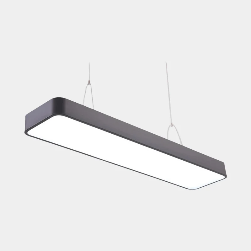 Pendant Light Minimalist Bright Rectangle LED for Office
