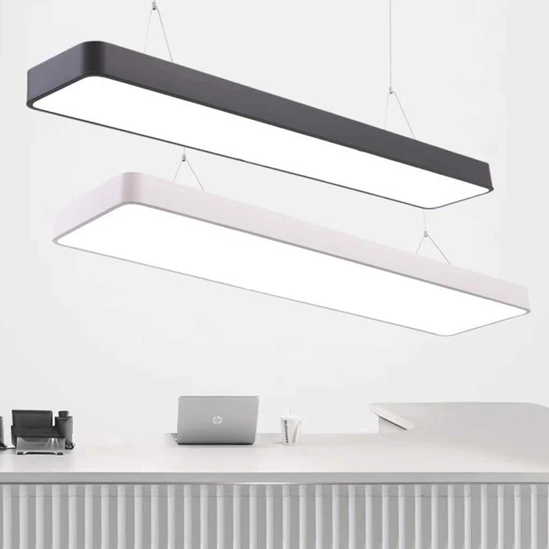 Pendant Light Minimalist Bright Rectangle LED for Office