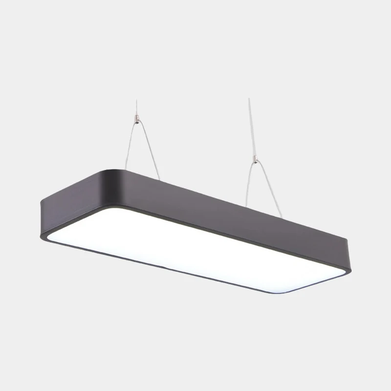 Pendant Light Minimalist Bright Rectangle LED for Office