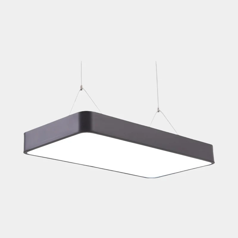 Pendant Light Minimalist Bright Rectangle LED for Office