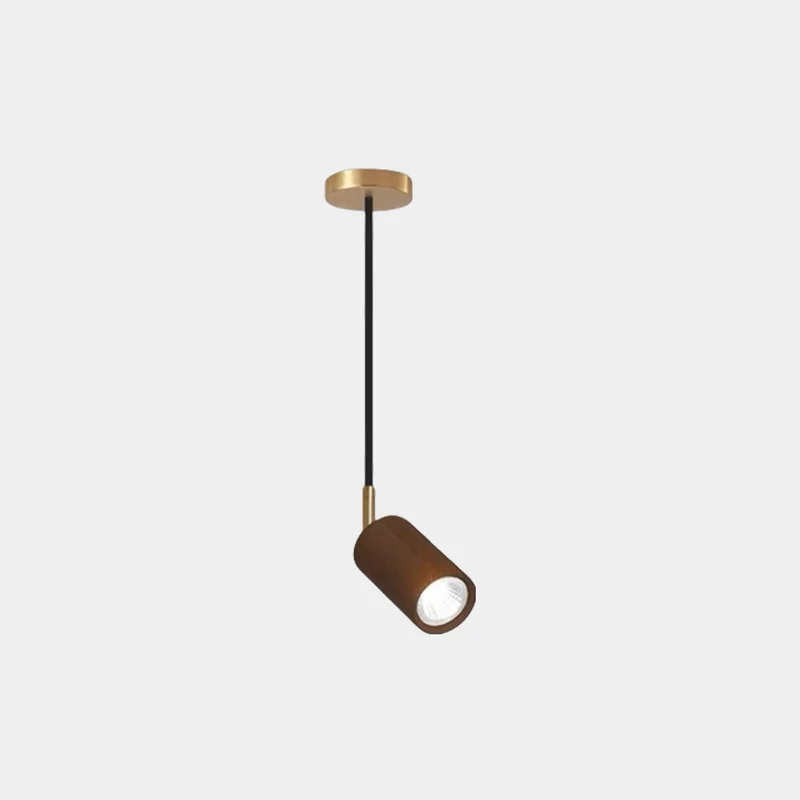 Pendant Track Light Spotlight Linear Wood LED