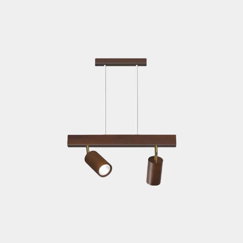 Pendant Track Light Spotlight Linear Wood LED