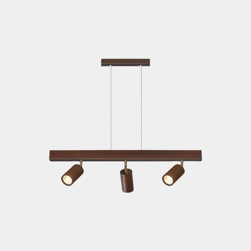 Pendant Track Light Spotlight Linear Wood LED