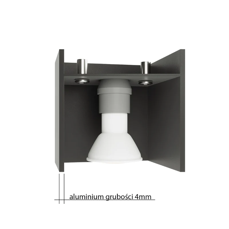Hängeleuchte Würfel Aluminium weiß modern – Asterion