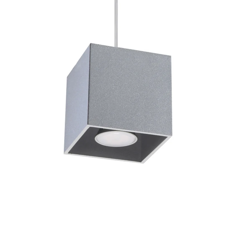 Moderne graue Aluminium-Hängeleuchte – Ardanis