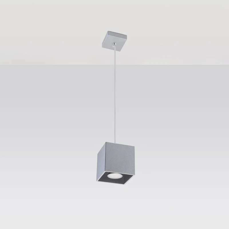 Moderne graue Aluminium-Hängeleuchte – Ardanis