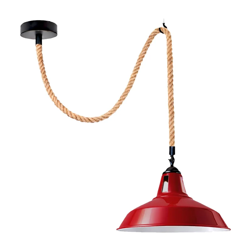 Maritime Seil-Pendelleuchte Dezentral Esstisch E27 ~3885