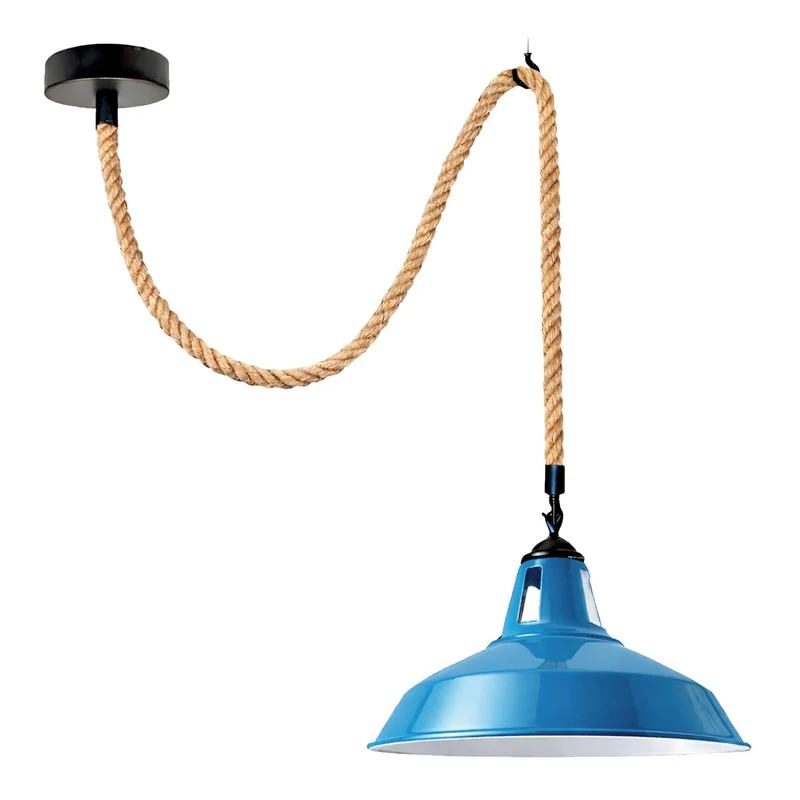 Maritime Seil-Pendelleuchte Dezentral Esstisch E27 ~3885