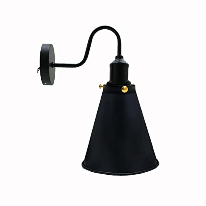 Industrial Wandleuchte Vintage E27 Retro Wandlampe Metall ~3888
