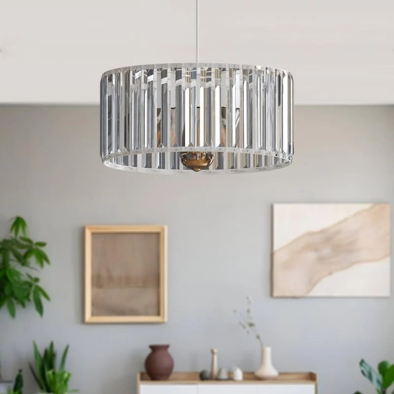 Kristallglas Lampenschirm Easyfit Kronleuchter LEDSONE ~3881