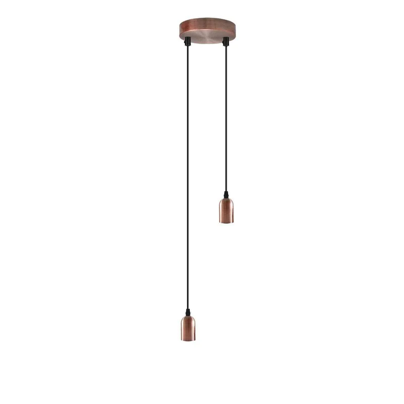 Retro Hängeleuchte Mehrflammig Vintage Pendel E27 ~3901