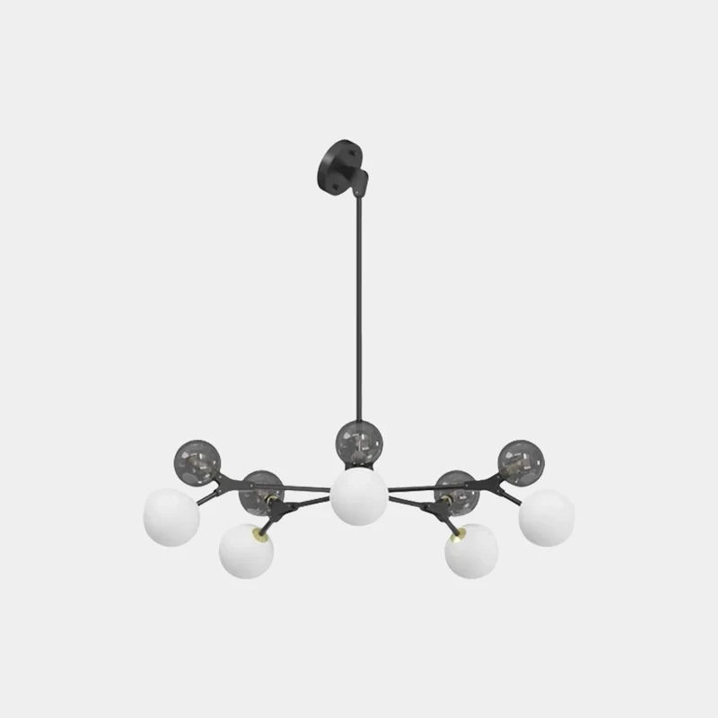 Chandelier Italian Branch Glass Bubble for Sloped Ceiling