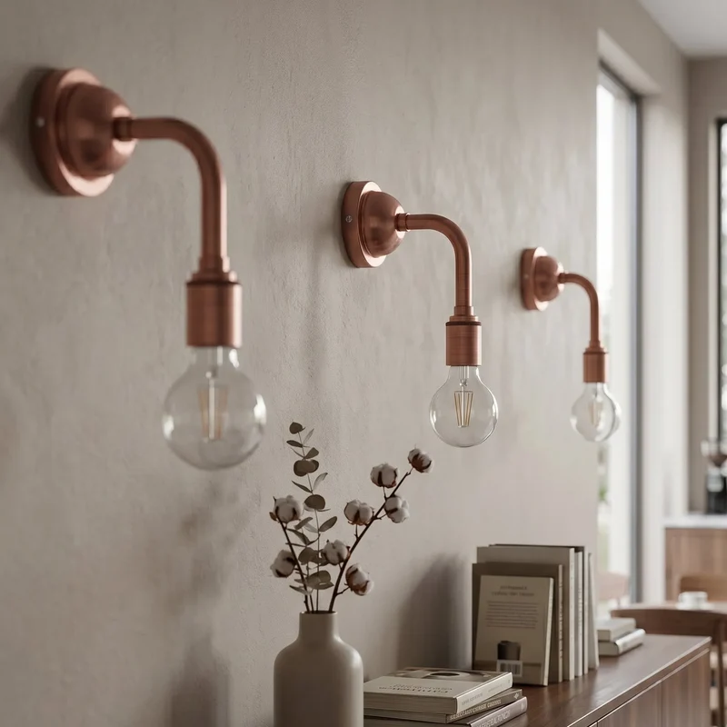 Industrie Wandleuchte E27 G95 LED Winkelarm Retro Wandlampe~3893