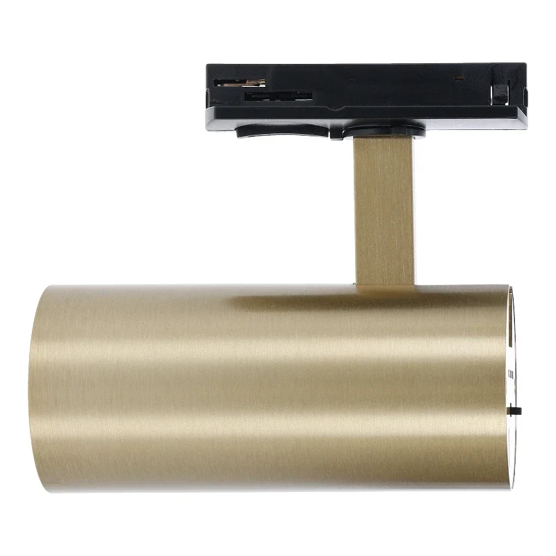 LED 1 Phasen Schienenstrahler | ELMER | 10 Watt | Messing | Dimmbar | Farbtemperatur einstellbar